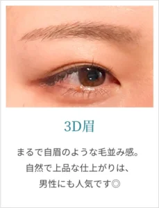 3D眉