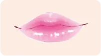 ピンク系のリップのイラスト